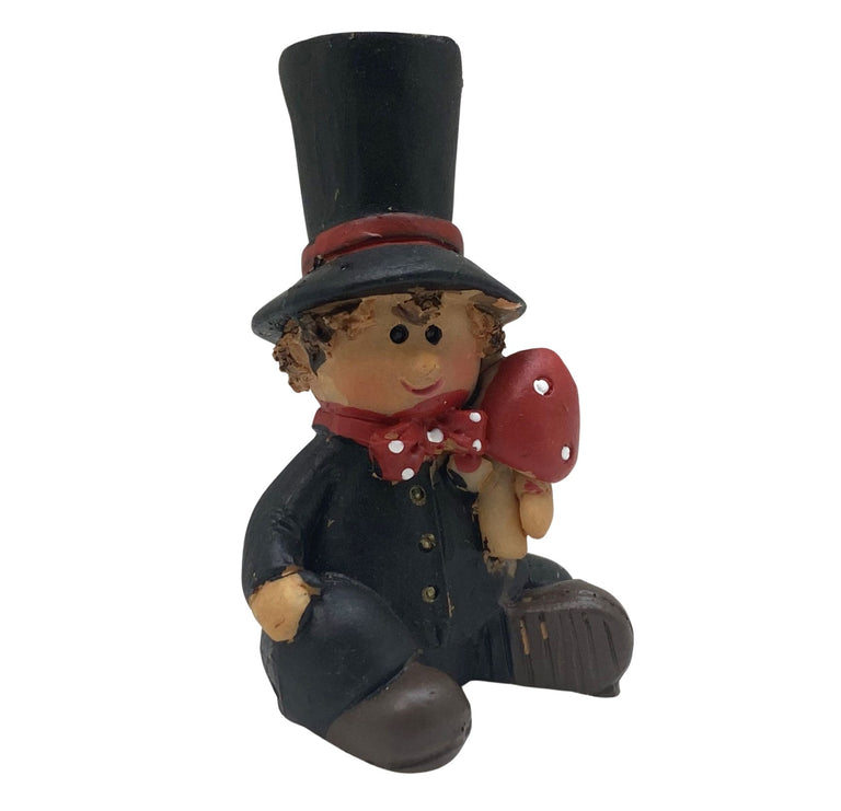 Innenmodell "Schornsteinfeger mit Pilz" - 30 x 47 mm