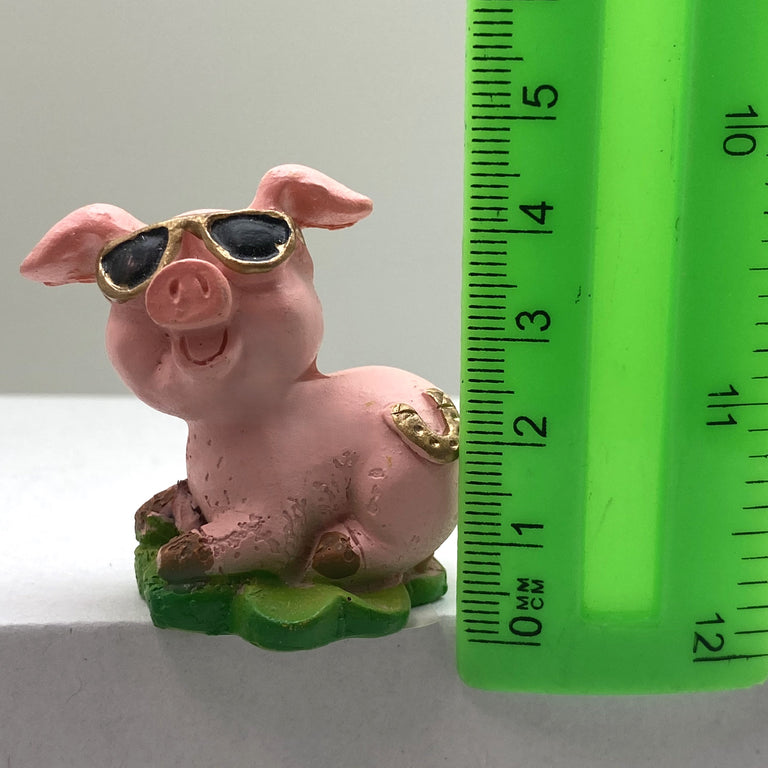 Innenmodell "Schwein mit Hufeisen-Marke" - 40 x 45 mm