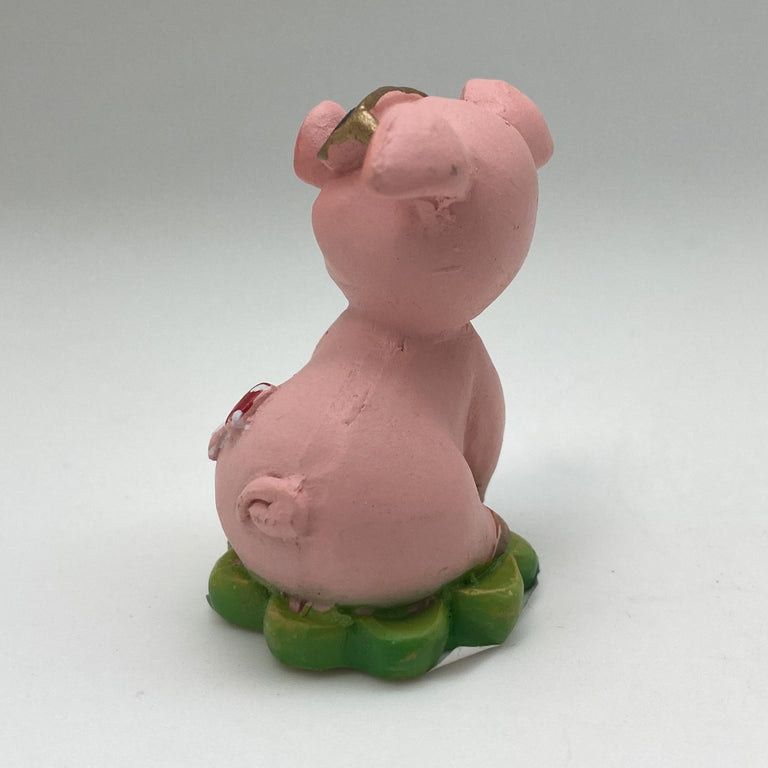 Innenmodell "Schwein mit Fliegenpilz-Marke" - 40 x 45 mm