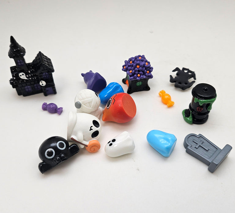 Figuren-Sets für Bastel-Kugeln Halloween klein - Zufalls-Mix