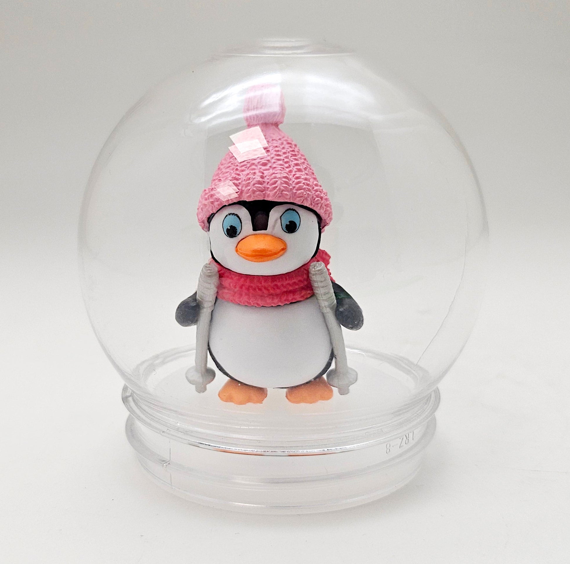 Figuren-Sets für Bastel-Kugeln Weihnachten groß - Zufalls-Mix - Schneekugelhaus