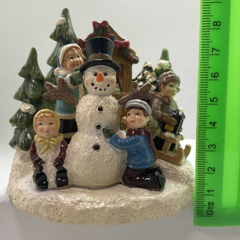 Innenmodell "Schneemann bauen" - 85 x 94 mm - Schneekugelhaus